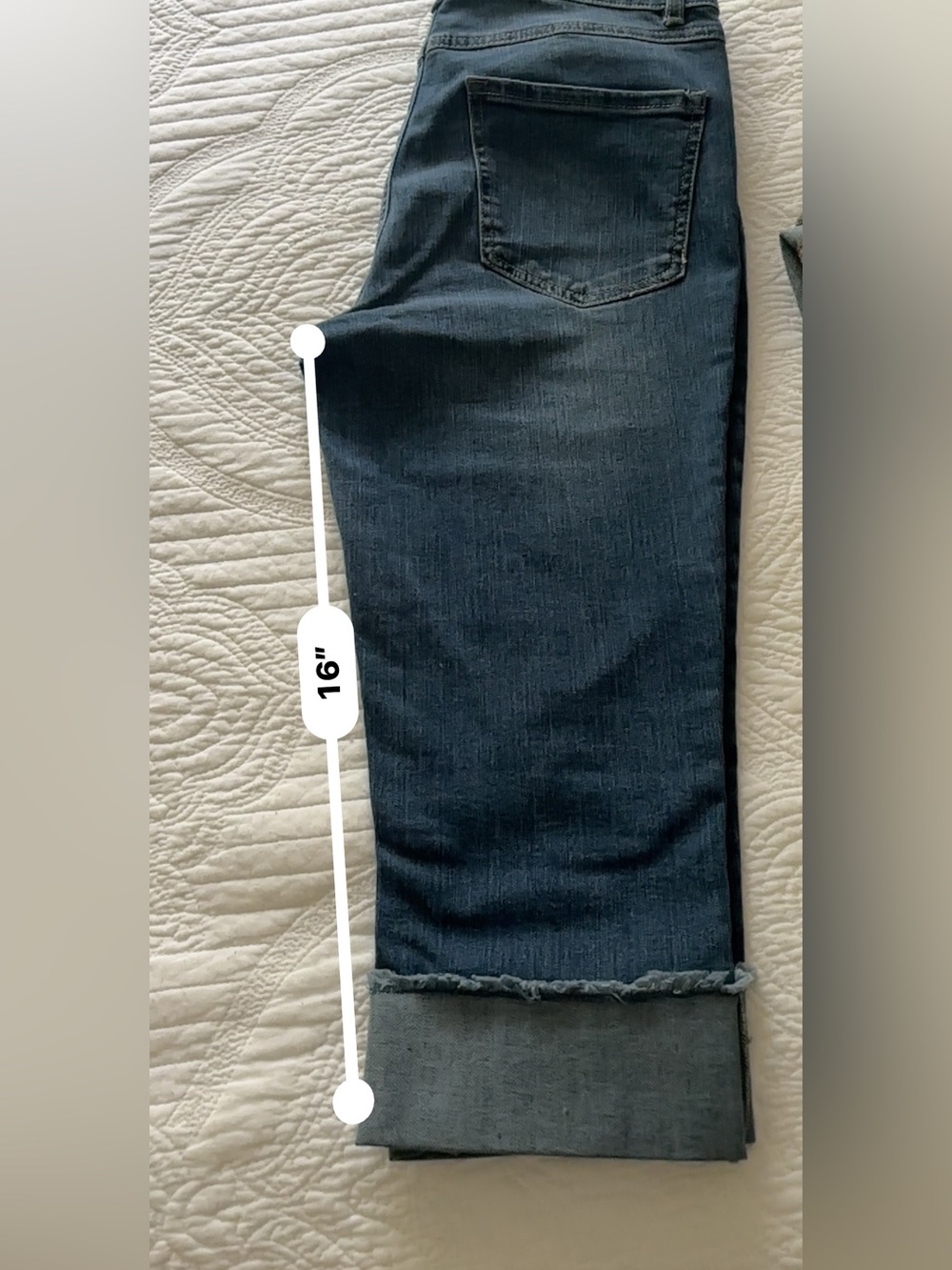 d. jeans Dark Blue Cropped Ankle Jeans - Picture 8 of 8